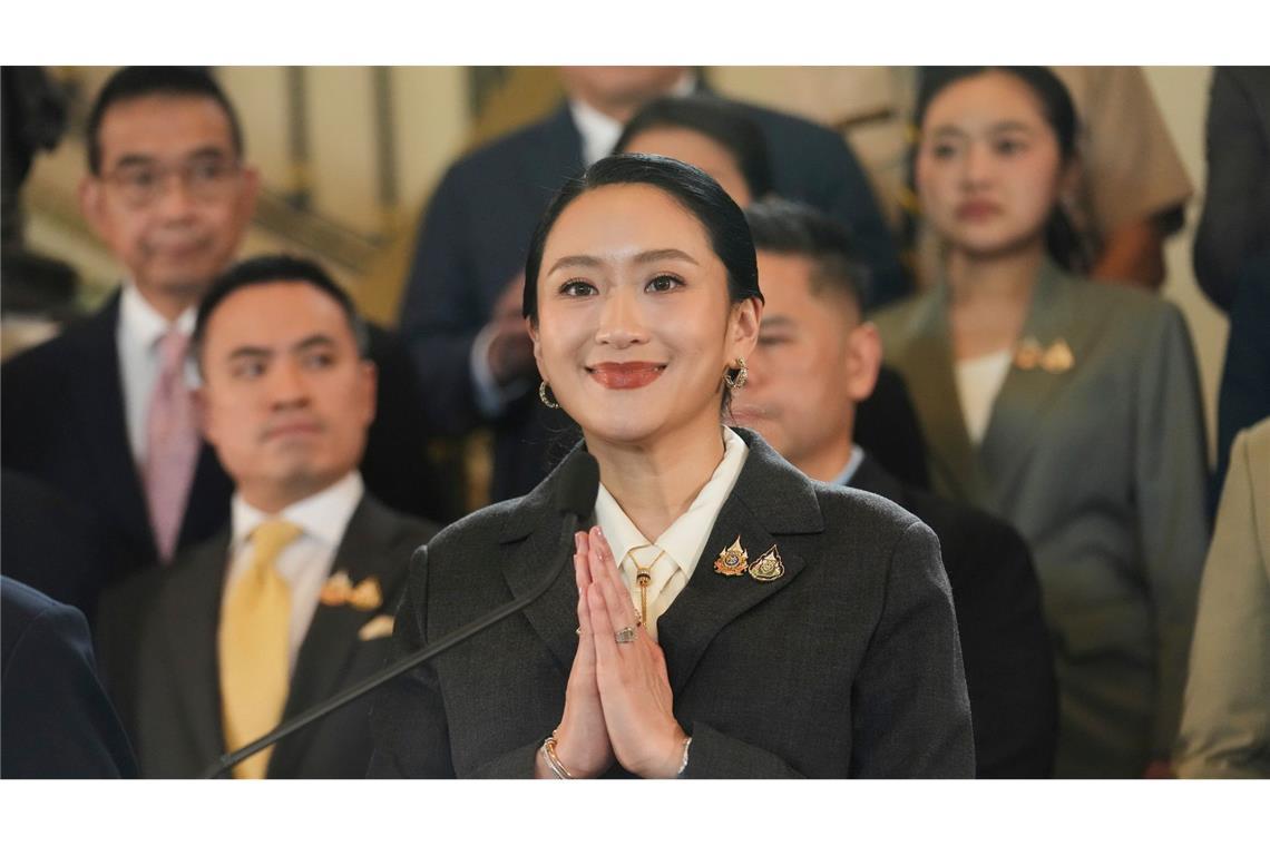 Thailands Regierungschefin nach Gerichtsurteil abgesetzt Paetongtarn Shinawatra stammt aus einer der einflussreichsten Familien Thailands.
