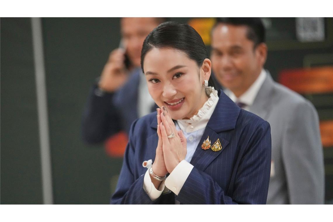 Neue Kämpfe an Grenze zwischen Thailand und Kambodscha Paetongtarn Shinawatra war im Rahmen des Konflikts vom Amt suspendiert worden. (Archivbild)