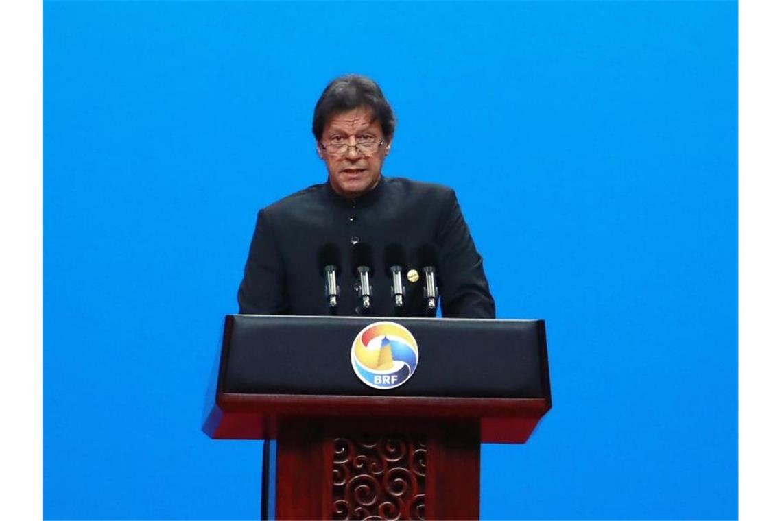 Pakistans Premierminister Imran Khan. Foto: How Hwee Young/European Pressphoto Agency POOL/AP