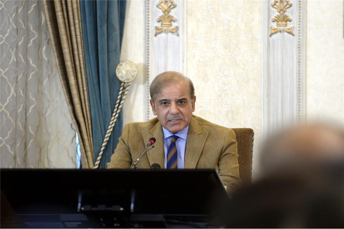 Pakistans Premierminister Shehbaz Sharif