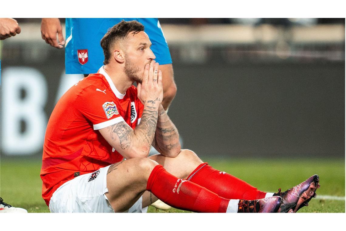 Österreich-Star durchlebt Panikattacke während des Spiels Panikattacke bei Marko Arnautovic