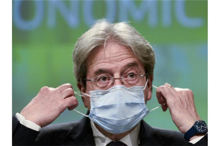 Paolo Gentiloni, EU-Wirtschaftskommissar, hofft auf ein deutliches Wachstum. Foto: Johanna Geron/Pool Reuters/AP/dpa