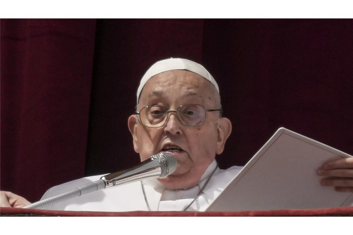 Papst Franziskus ist im Alter von 88 Jahren gestorben.