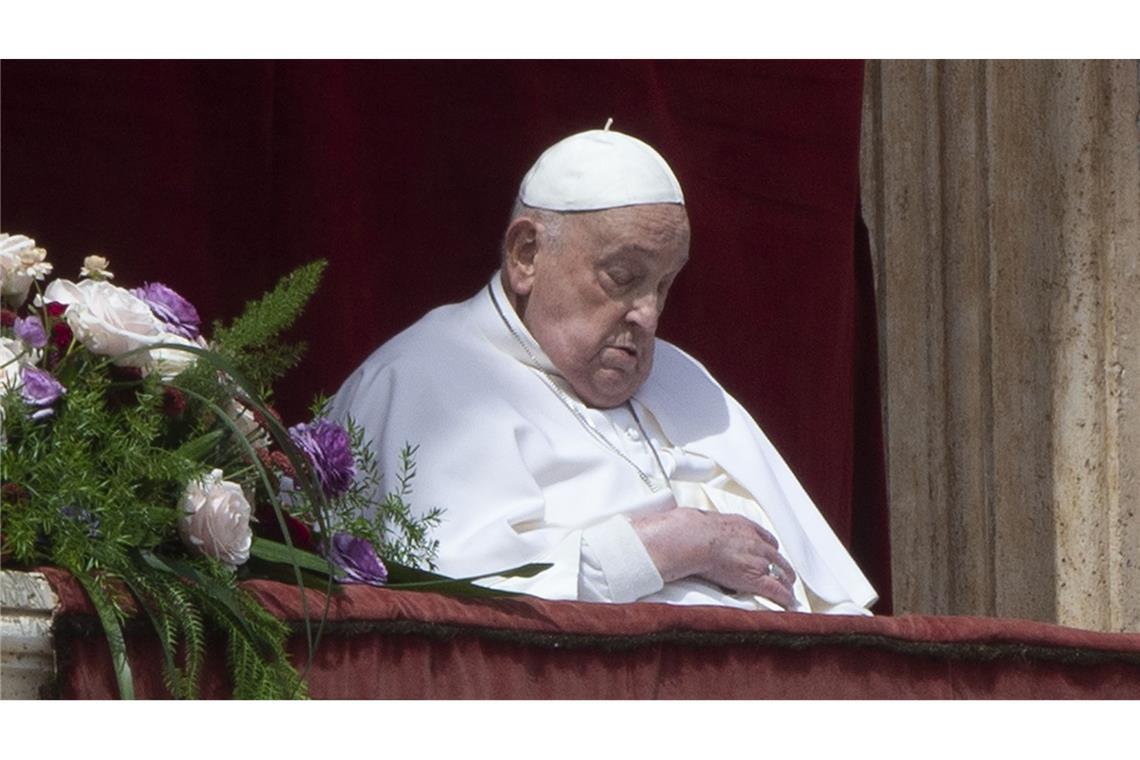 Papst Franziskus starb am Ostermontag vergangenen Jahres mit 88 Jahren. (Archivbild)