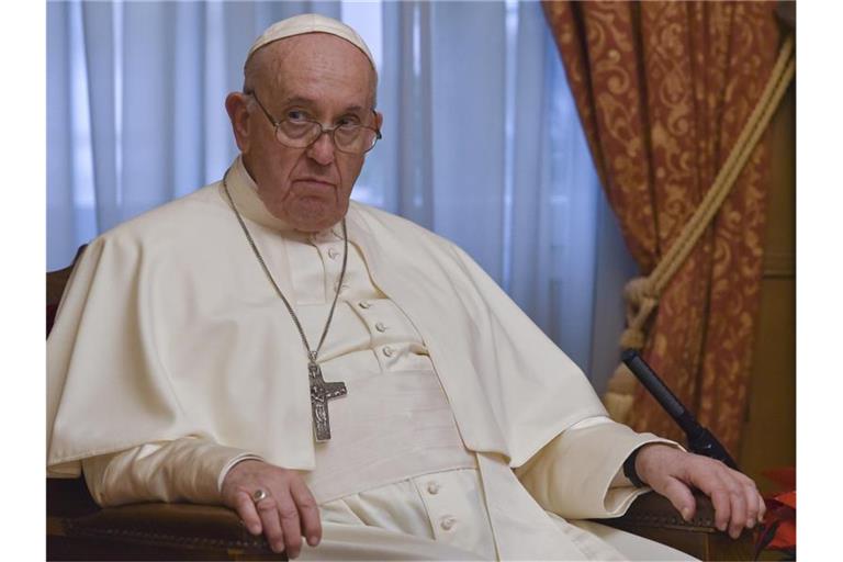Papst Franziskus während seines Besuchs in Athen. Foto: Andreas Solaro/AFP POOL/AP/dpa