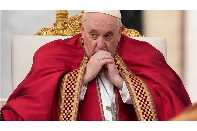 Papst Franziskus war der zweitälteste Papst der Geschichte. (Archivbild)