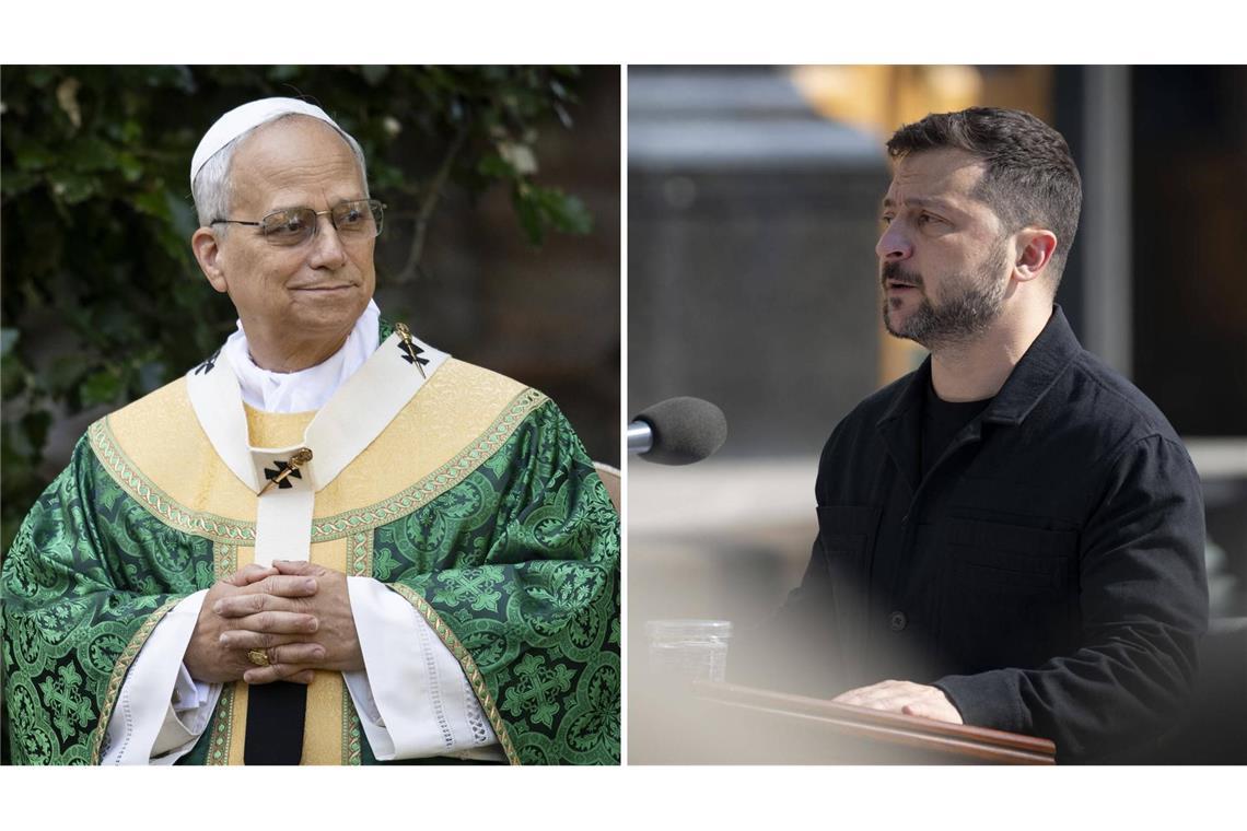 Papst Leo empfängt Selenskyj zu Privataudienz Papst Leo und der ukrainische Präsident Selenskyi sind im Vatikan verabredet.