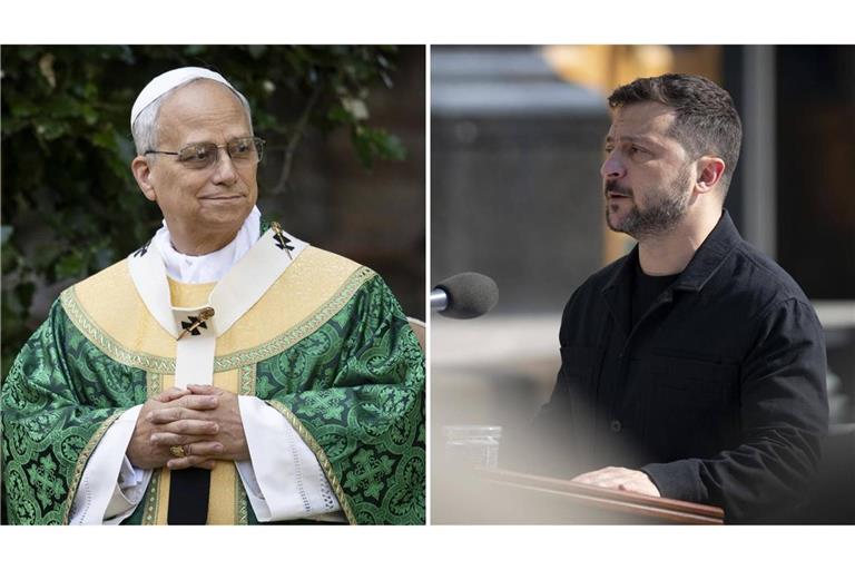 Papst Leo und der ukrainische Präsident Selenskyi sind im Vatikan verabredet.