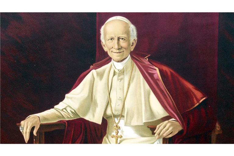 Papst Leo XIII. (1878-1903).