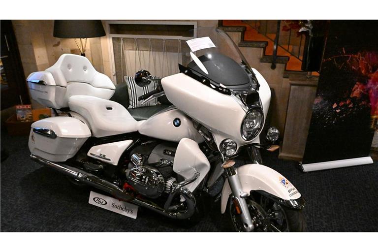 Papst Leo XIV. hatte das Motorrad im September in Rom in Empfang genommen. (Archivbild)