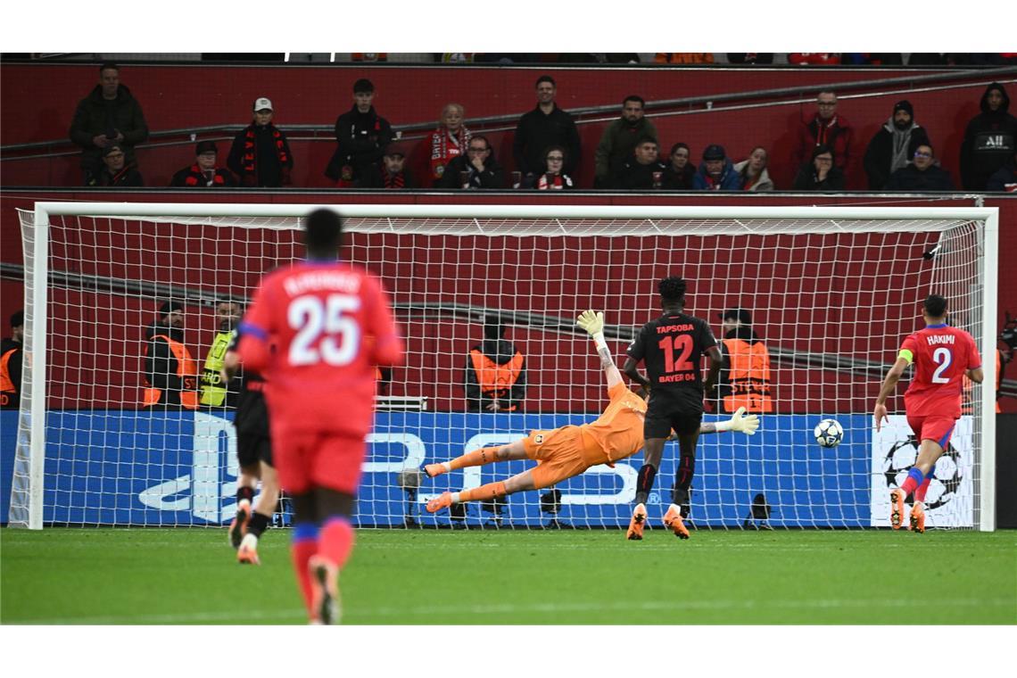 2:7 – Leverkusen verliert wildes Tor-Spektakel gegen PSG Paris zeigte sich eiskalt vor dem Tor.