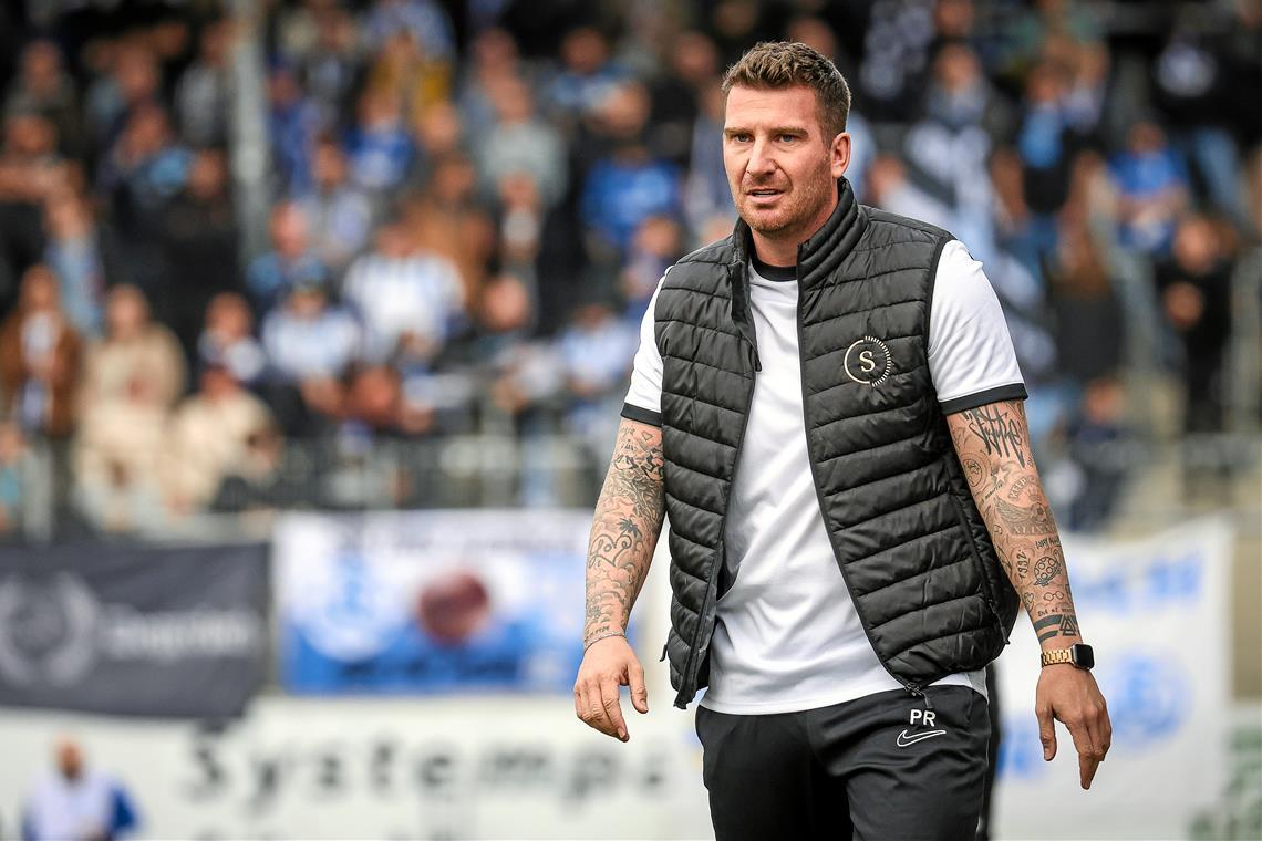 Pascal Reinhardt ist seit Juli 2023 Chefcoach in Aspach. Archivfoto: Alexander Becher