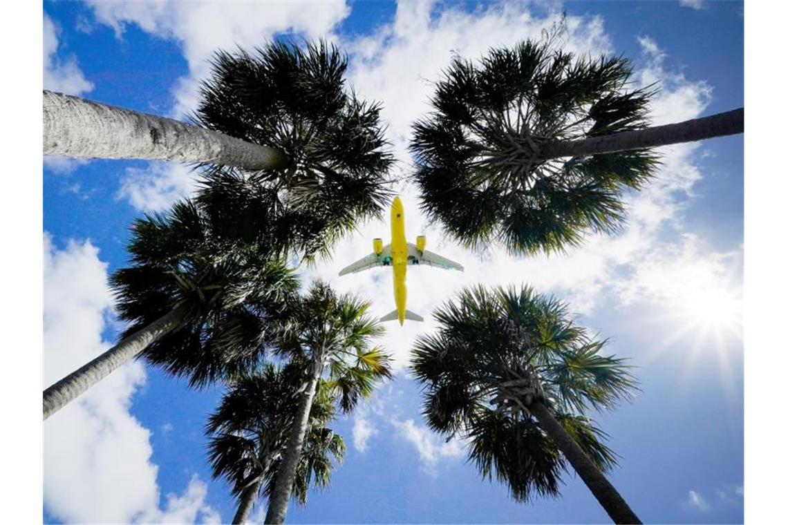 USA heben Corona-Reisestopp für Geimpfte auf Passagierflugzeuge aus Europa werden zukünftig wieder in die USA fliegen dürfen - zumindest mit Geimpften an Bord. Foto: Gene J. Puskar/AP/dpa