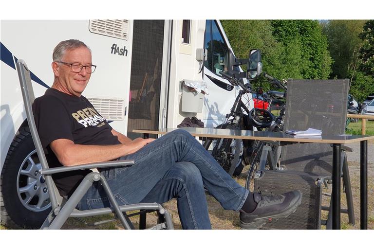 Pastor Thomas Schmidt steht lieber auf Parkplätzen als auf Campingplätzen.