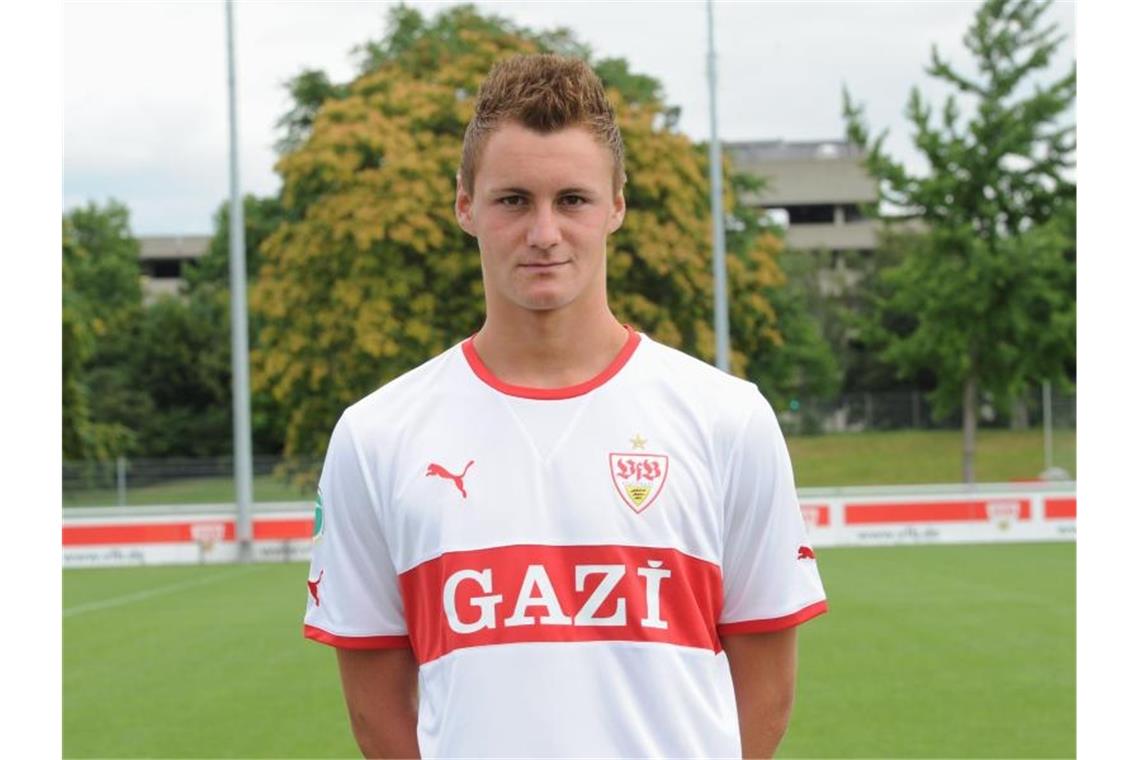 Patrick Bauer freut sich auf Treffen mit Guardiola Patrick Bauer, damaliger Spieler des Fußball-Drittligisten VfB Stuttgart II, in der Saison 2011/2012. Foto: Franziska Kraufmann/Archivbild