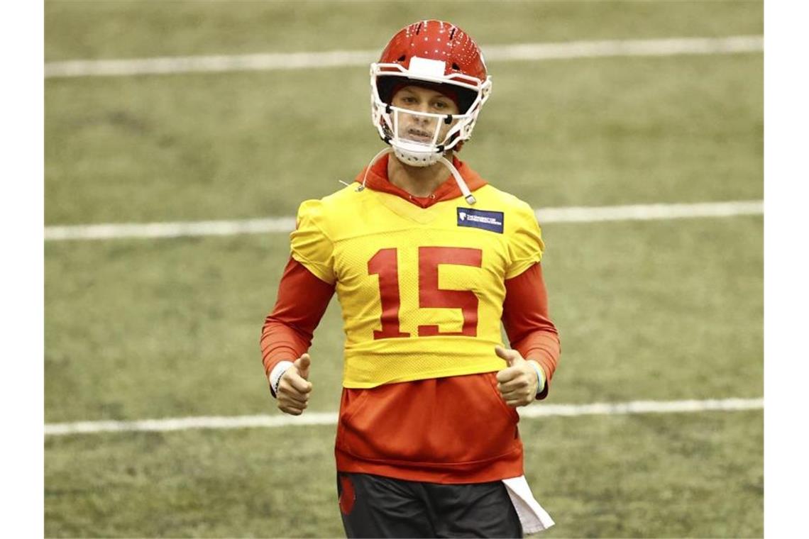 Mahomes und Brady vor Super-Bowl-Spektakel Patrick Mahomes gewann im letzten Jahr den Super Bowl und wurde als wertvollster Spieler der Liga ausgezeichnet. Foto: Steve Sanders/Steve Sanders/Kansas City Chiefs/AP/dpa