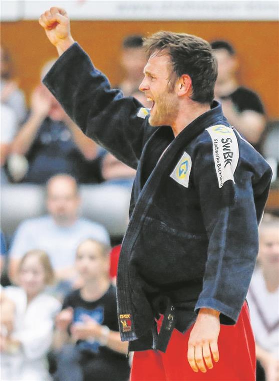 TSG muss zum Letzten Patrick Rauh will auch morgen mit den TSG-Judokas jubeln. Foto: A. Becher
