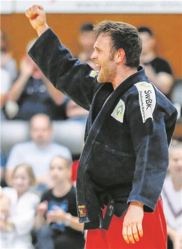 Patrick Rauh will auch morgen mit den TSG-Judokas jubeln. Foto: A. Becher