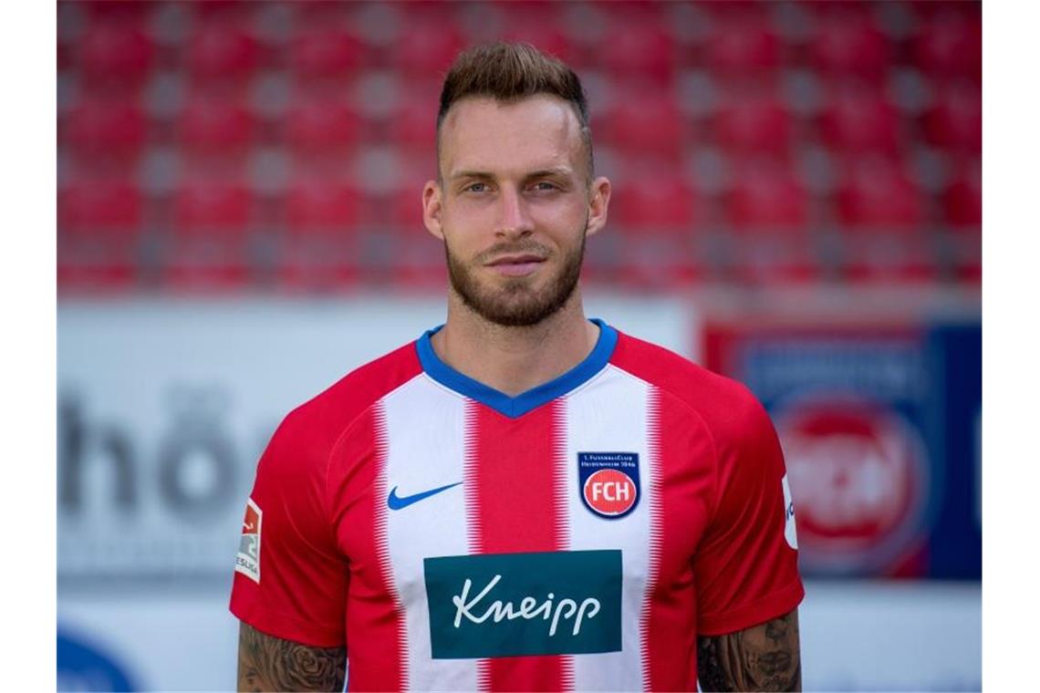 Patrick Schmidt vom FC Heidenheim. Foto: Stefan Puchner/dpa/Archivbild