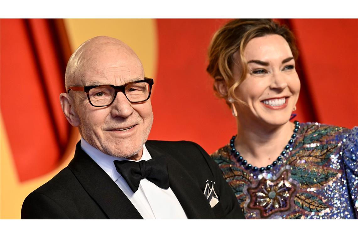 Patrick Stewart wird 85 - Für immer Jean-Luc Picard Patrick Stewart und seine Frau Sunny Ozell.