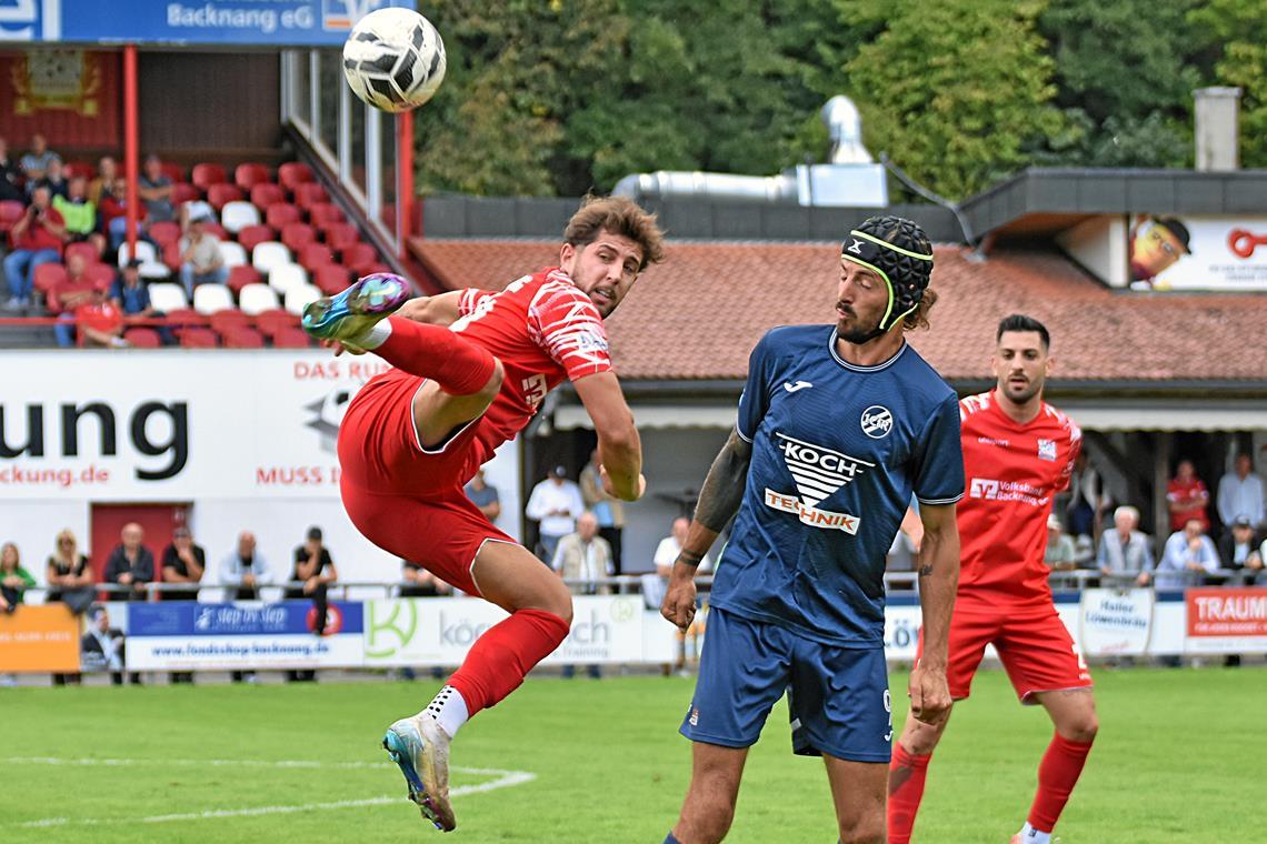 Die TSG Backnang reist selbstbewusst nach Oberachern Patrick Tichy (links) wird der TSG in Oberachern krankheitsbedingt fehlen. Foto: Tobias Sellmaier