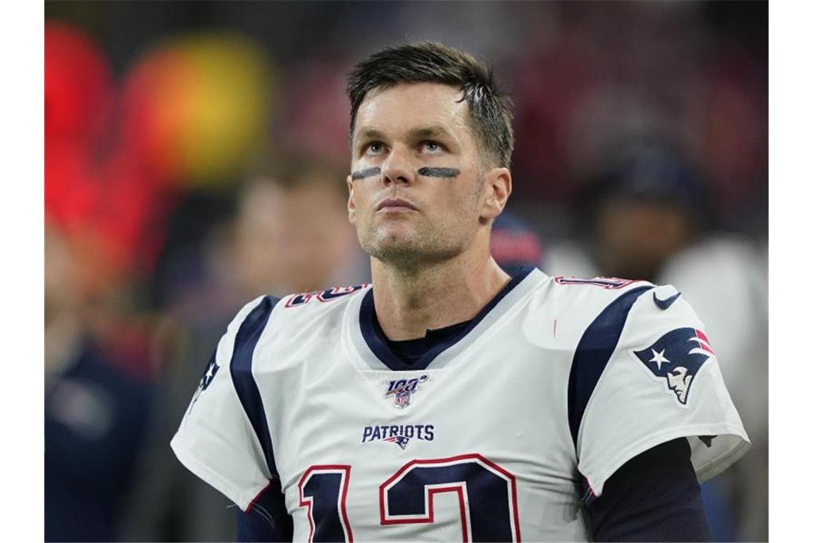 Bye Bye Brady? Bleibt der NFL-Superstar bei den Patriots? Patriots-Quarterback Tom Brady ist der Superstar der NFL. Foto: David J. Phillip/AP/dpa