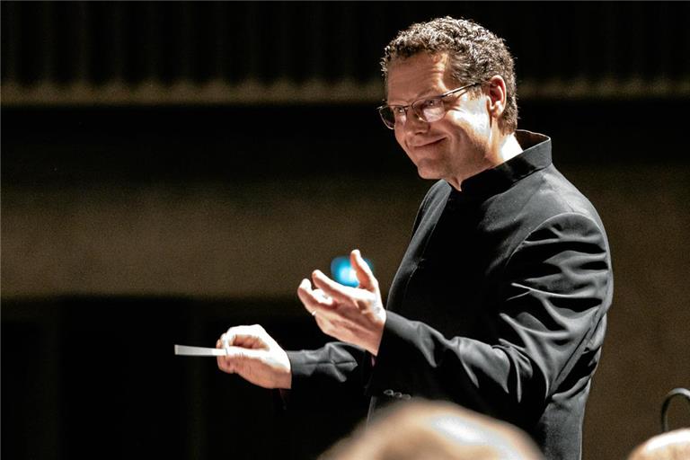 Paul Jacot war von Mai bis Dezember 2025 in Backnang. Foto: Schwäbische Bläserphilharmonie