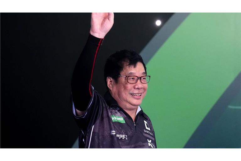 Paul Lim hatte im Duell mit Luke Humphries keine Chance.