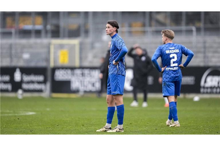 Paul Polauke und der SGV Freiberg konnten die Negativserie in Sandhausen nicht stoppen.  

Imago