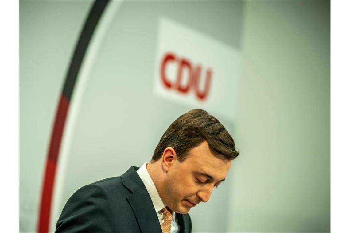 Ziemiak: Maskenaffäre hat Wahlkampf sehr belastet Paul Ziemiak, CDU-Generalsekretär. Foto: Michael Kappeler/dpa