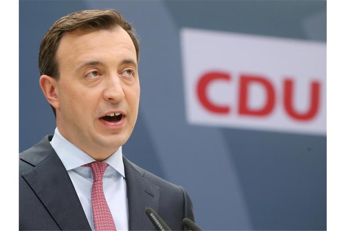 Paul Ziemiak, CDU-Generalsekretär. Foto: Wolfgang Kumm/dpa