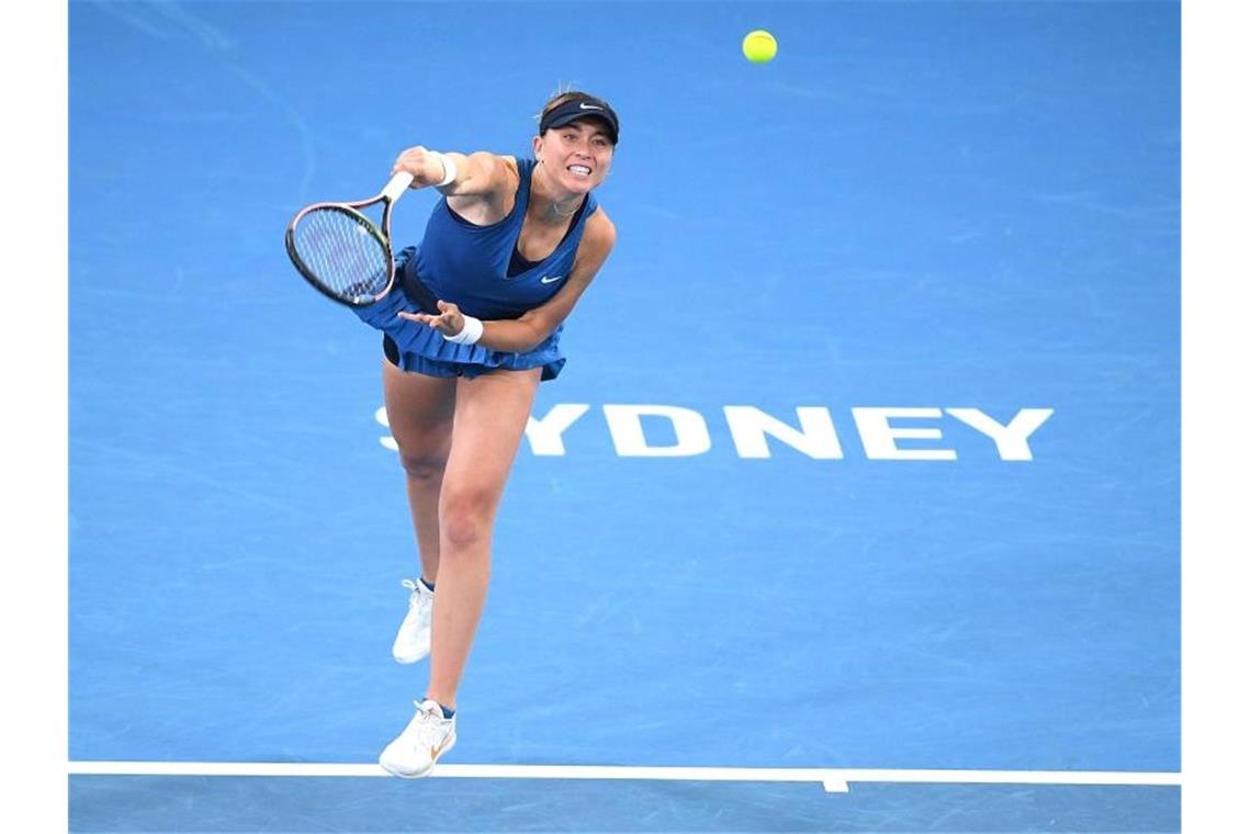 Stuttgart: Erste Topspielerinnen sagen für Tennis-Turnier zu Paula Badosa in Aktion. Foto: Dan Himbrechts/AAP/dpa/Archivbild