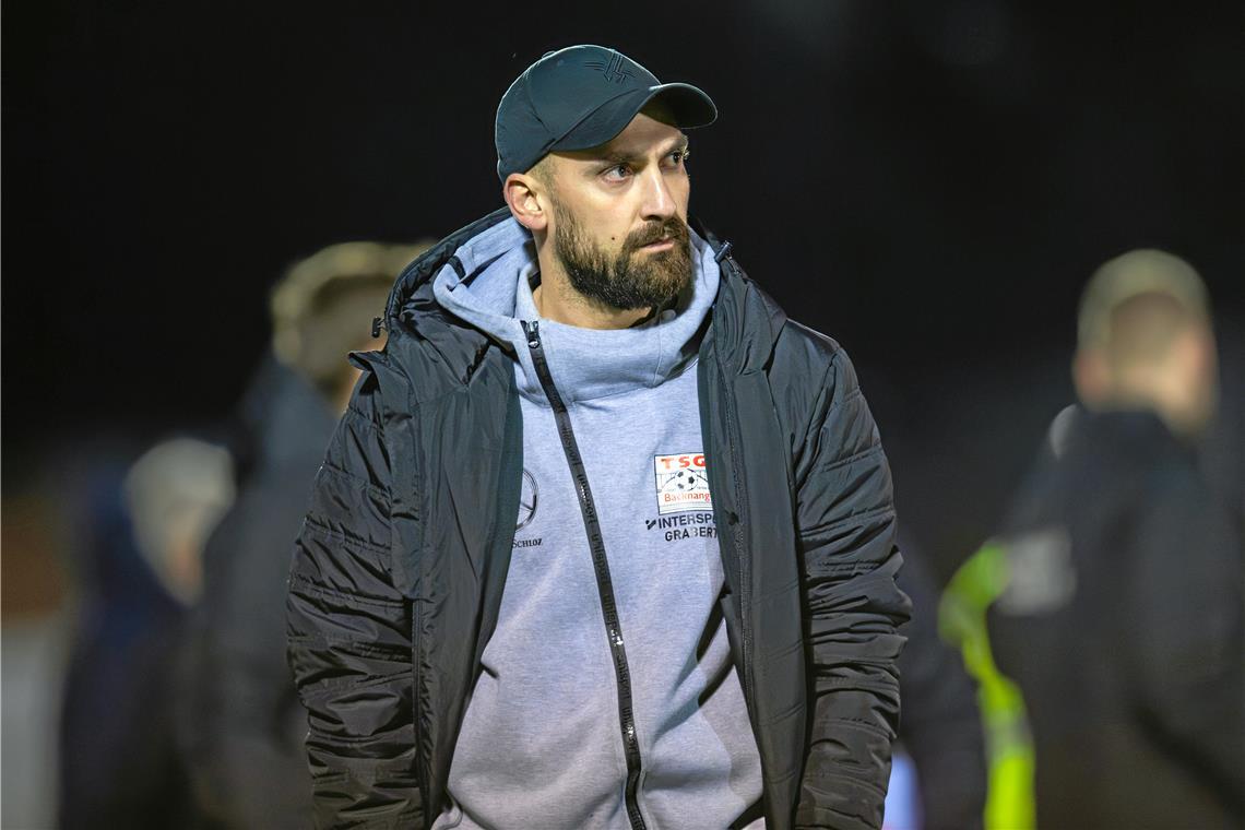TSG Backnang: Pavlos Osipidis richtet den Blick nach vorne Pavlos Osipidis hatte in Pforzheim keine Freude am Auftritt seiner Elf. Foto: Silas Schüller