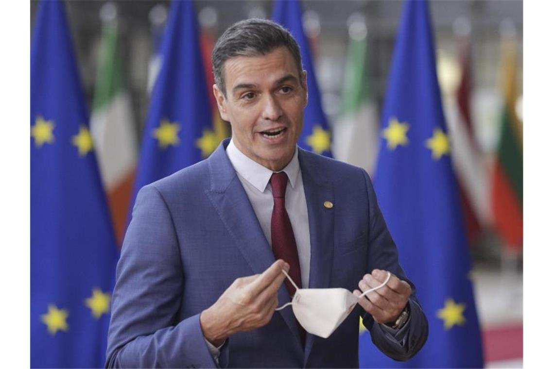 Pedro Sánchez, Ministerpräsident von Spanien. Foto: Olivier Hoslet/Pool EPA/AP/dpa