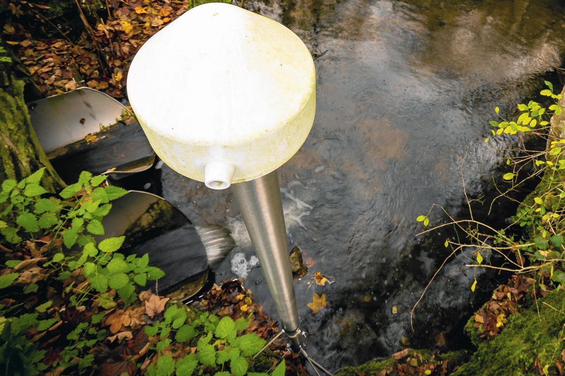 Pegelmessstellen wie hier in Oppenweiler helfen zur Vorbeugung bei Starkregenereignissen. Archivfoto: Alexander Becher