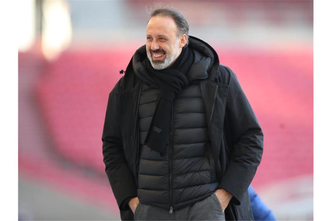 Bericht: Trainer Matarazzo vor Vertragsverlängerung beim VfB Pellegrino Matarazzo am Spielefeldrand. Foto: Tom Weller/dpa/Archivbild