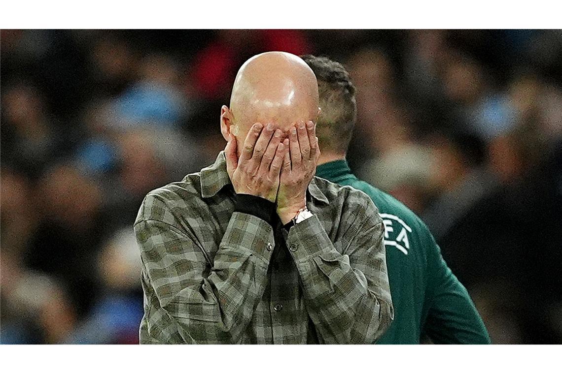 Pep Guardiola, Trainer von Manchester City, reagiert.