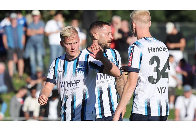 Per Lockl (li.) hofft, in Großaspach von Beginn an auf dem Feld zu stehen.