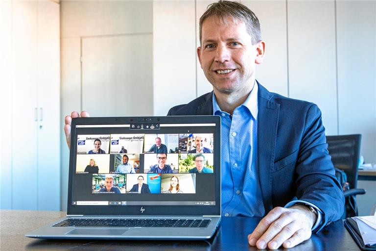 Per Videokonferenz hat Redaktionsleiter Kornelius Fritz gemeinsam mit vier Experten den Landtagskandidaten auf den Zahn gefühlt. Foto: A. Becher