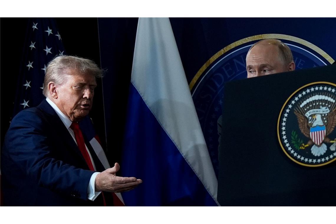 Persönlich begegneten sich Trump und Putin zuletzt in Alaska. (Archivbild)