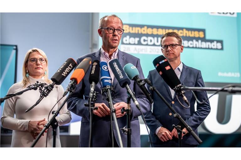 Personelle Klarheit - Union legt Liste der Kabinettsmitglieder vor.