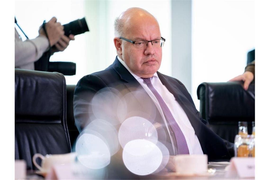 Peter Altmaier (CDU), Bundesminister für Wirtschaft und Energie, nimmt an einer Sitzung teil. Foto: Kay Nietfeld