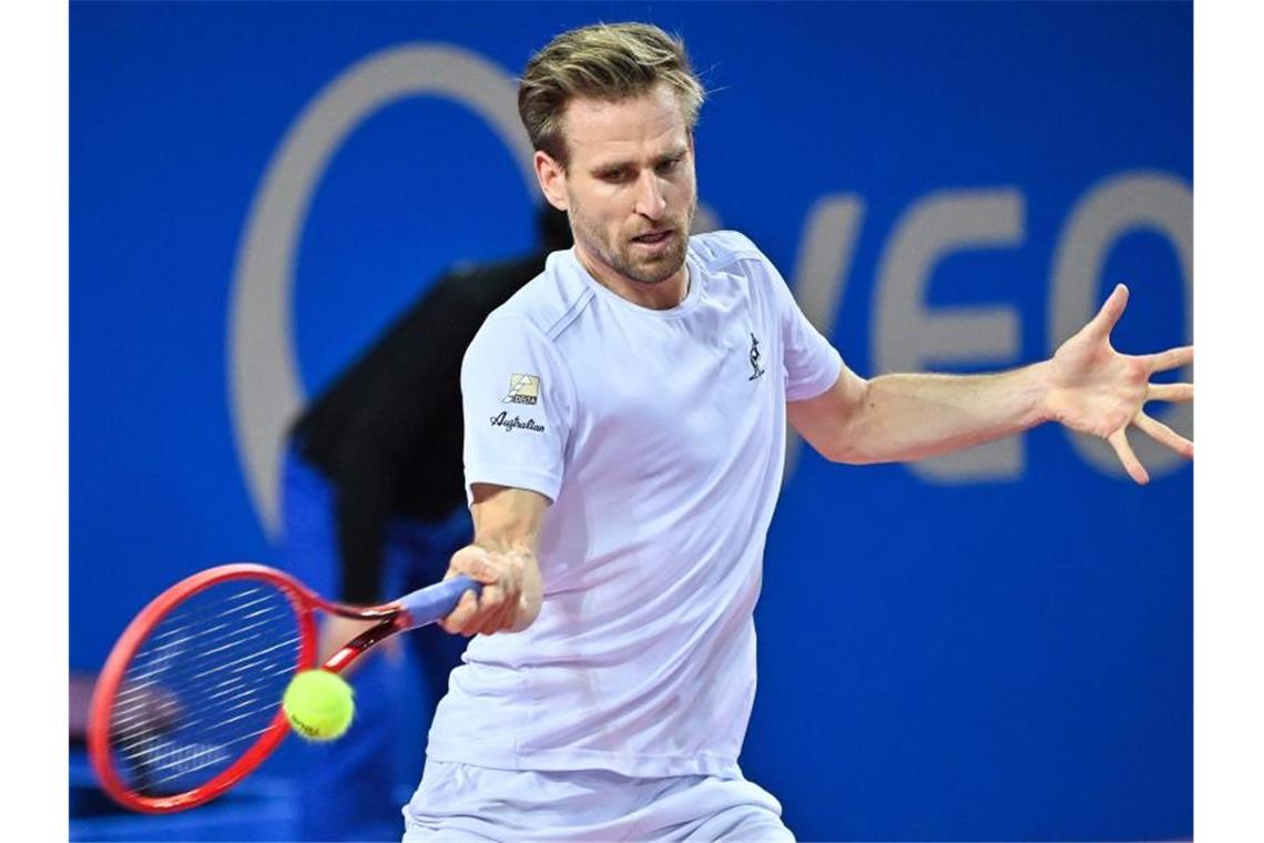 Gojowczyk überrascht bei US Open - Trio scheidet aus Peter Gojowczyk erreichte die nächste Runde. Foto: Pascal Guyot/AFP/dpa