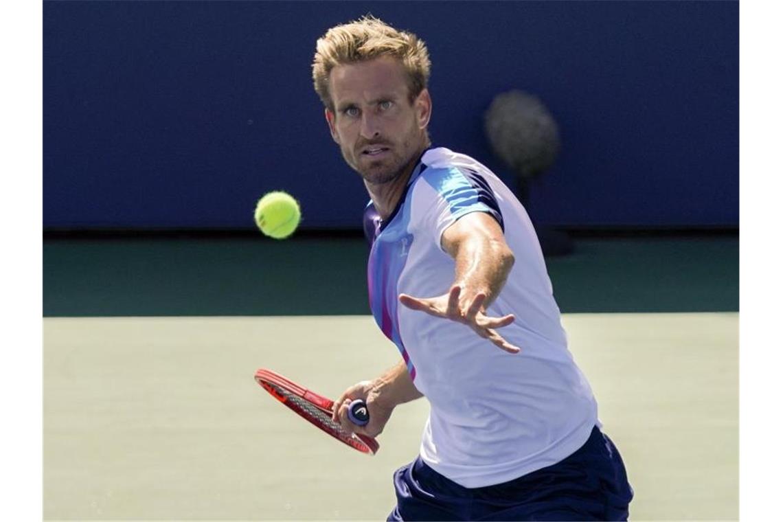 Peter Gojowczyk hat in Metz das Achtelfinale erreicht. Foto: Seth Wenig/AP/dpa/Archiv