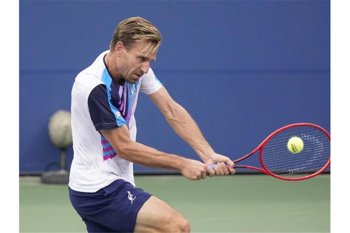 Peter Gojowczyk hat sich in Metz bis ins Halbfinale gekämpft. Foto: Frank Franklin II/AP/dpa/Archiv