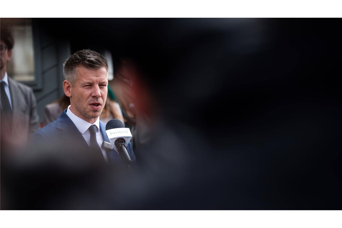 Peter Magyar  will sich nicht in  Berichterstattung von Medien einmischen.