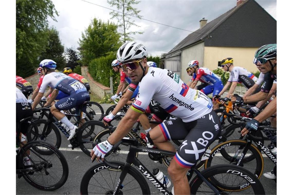 Peter Sagan fährt seinen Zielen bei der diesjährigen Tour weit hinterher. Foto: Christophe Ena/AP/dpa