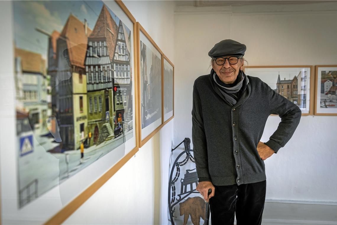 Historische Fotoausstellung von Peter Wolf in Backnang Peter Wolf kennt Backnangs Historie besonders gut.