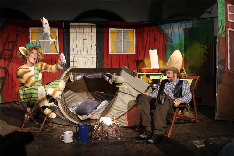 Petersson und Findus machen am Sonntag in Sulzbach Station. Foto: Wittener Kinder- und Jugendtheater