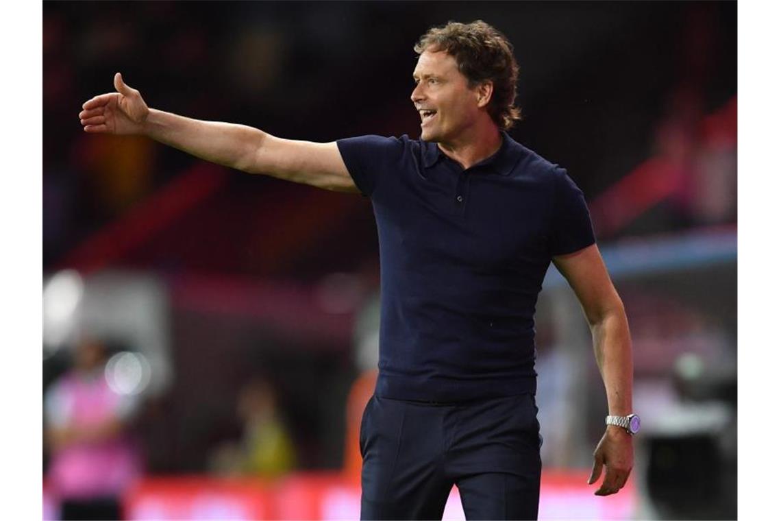 „Pflichtaufgabe erfüllt“: Co-Trainer Marcus Sorg hat Joachim Löw beim Spiel gegen Weißrussland gut vertreten. Foto: Marius Becker